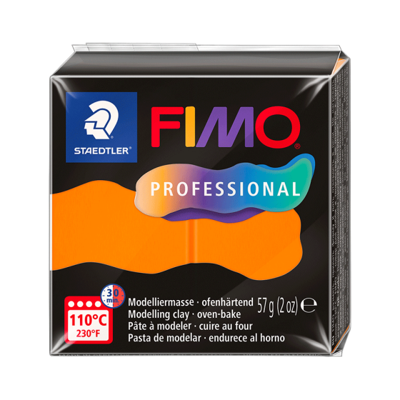 Пластика Professional оранжева 57г Fimo Киев
