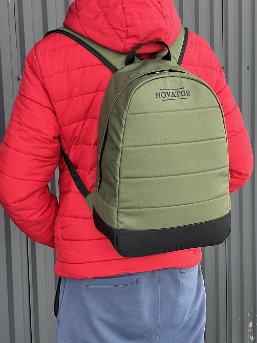 Рюкзак туристический зелено-черный Novator BL-2171 Киев - изображение 7