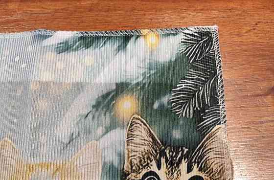 Килимок різдвяний з принтом 40х60 см Сміла