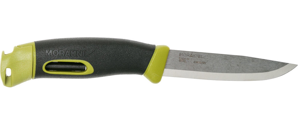 Туристичний Ніж з крісалом Morakniv (Мора) "Companion Spark" Green (13570) Нержавіюча сталь Нововолинськ - фото 2