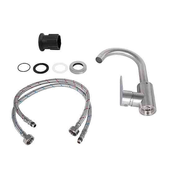 Змішувач для кухні Lidz Vida 015F2 (k35) LDVID015F2NKS43353 Nickel Київ