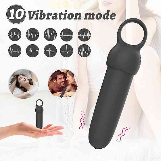 Міні-вібратор Every Night Toys Elliot світло-бірюзовий, 10 режимів вібрації Sex Aura Київ
