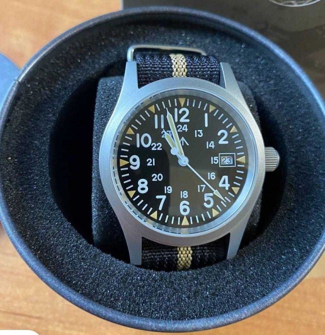 Полевые военные часы Militado ML05 38mm кварц. Харьков - изображение 2