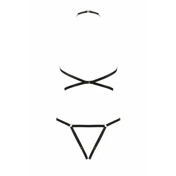 Портупея-боді зі стреп Passion Exclusive IVENA L/XL, black Львов