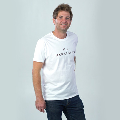 Футболка Sol's Imperial 190 I'am Ukrainian білий XXL (11500102/138XXL) Вінниця - фото 2