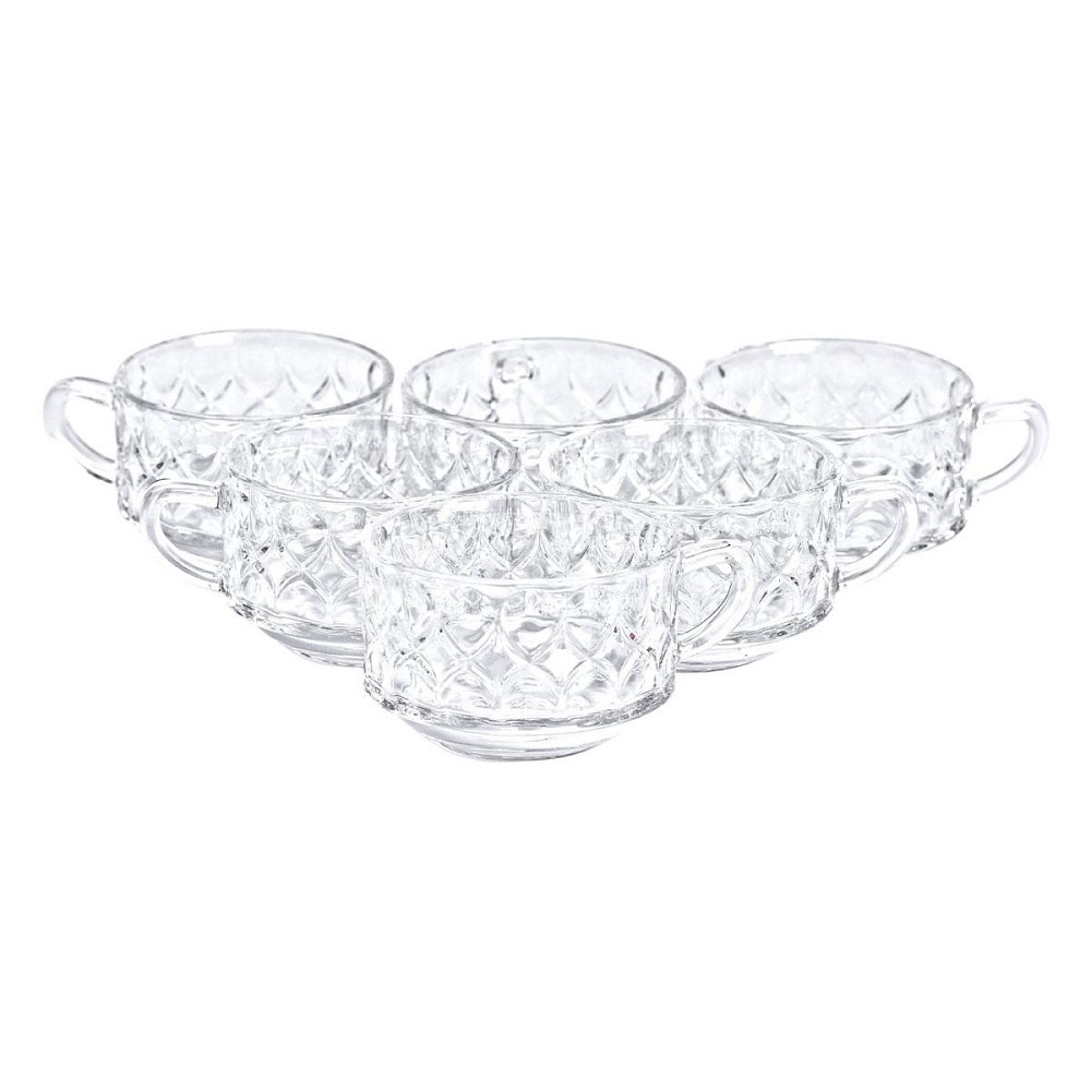 Прозорі чашки для чаю та кави, 6 шт, 270 мл Київ - фото 2