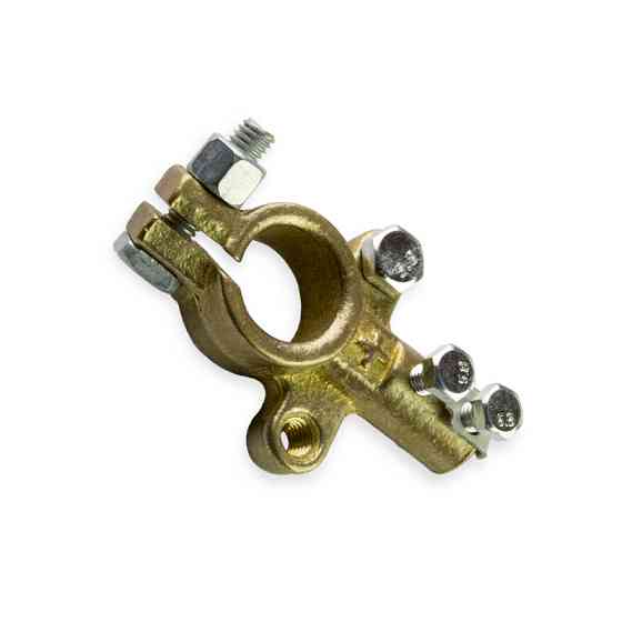 Клема легкова "+" латунь посилений. Мукачево