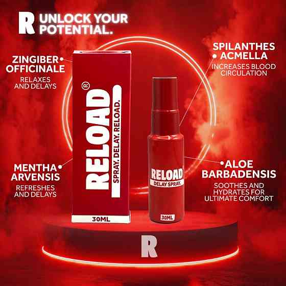 Пролонгатор - EXS Reload Delay Spray, 30 мл Sex Aura Київ