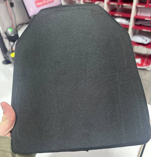 Тренувальна плита 25х30см 2.4кг (1 рівень захисту) сталь 4мм Вінниця - фото 5