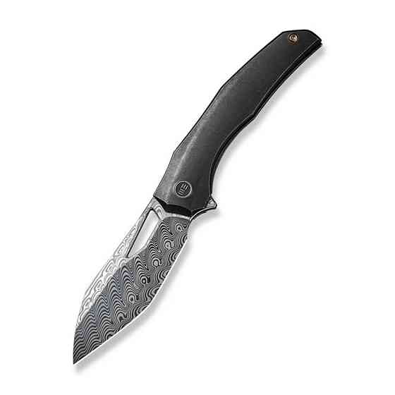 Ніж складаний туристичний WE Knife Ignio Mystery Box Ignio Mystery Box, (8.39 см) Damasteel (Hakkapella) / 6AL4V Titanium чорний Київ