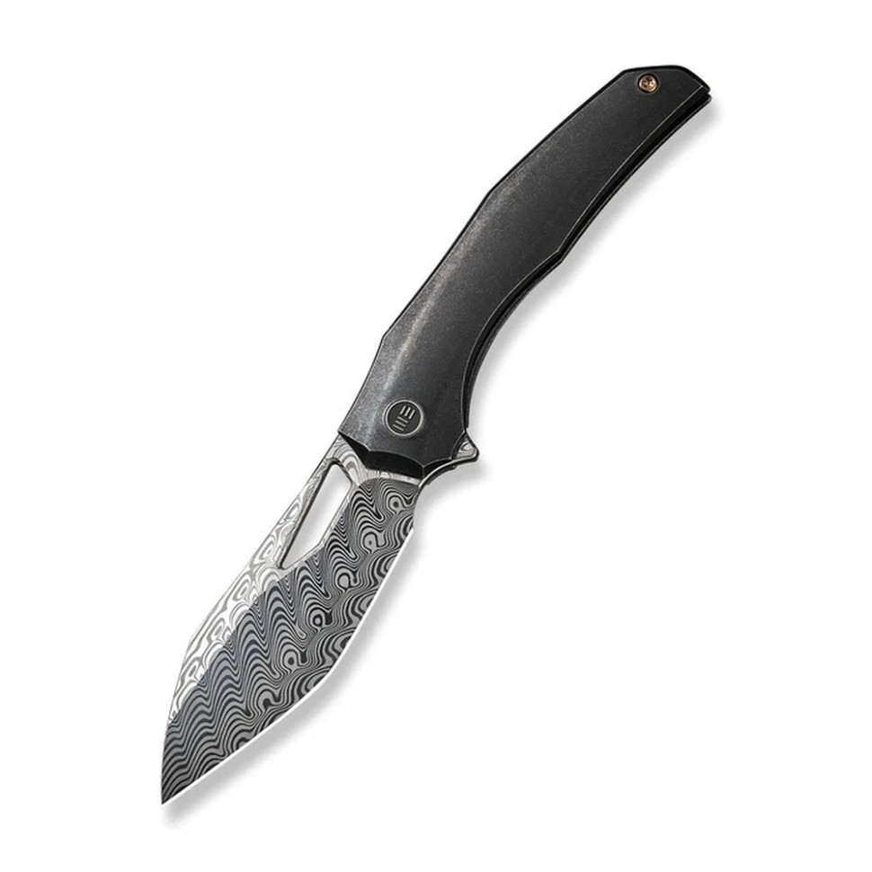 Ніж складаний туристичний WE Knife Ignio Mystery Box Ignio Mystery Box, (8.39 см) Damasteel (Hakkapella) / 6AL4V Titanium чорний Київ - фото 1