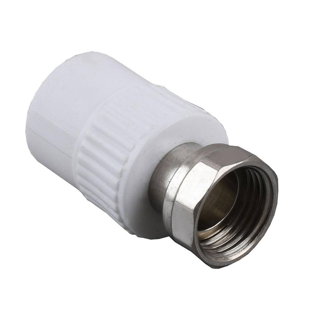 Муфта з накидною гайкою Kalde PPR ф20х1/2 (білий) 12082 (000017883) Київ - фото 1