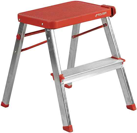 Лестница Rolser Taburete M/2 2 ступени Красная (MD2001-1009) Киев
