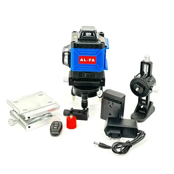 Нівелір лазерний AL-FA ALNL4DG (4 площини, зелений промінь, керування з телефона) Львів