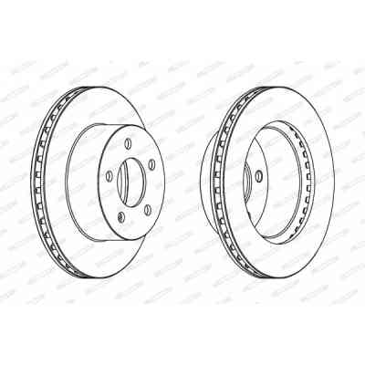 Тормозной диск FERODO DDF1027 Винница