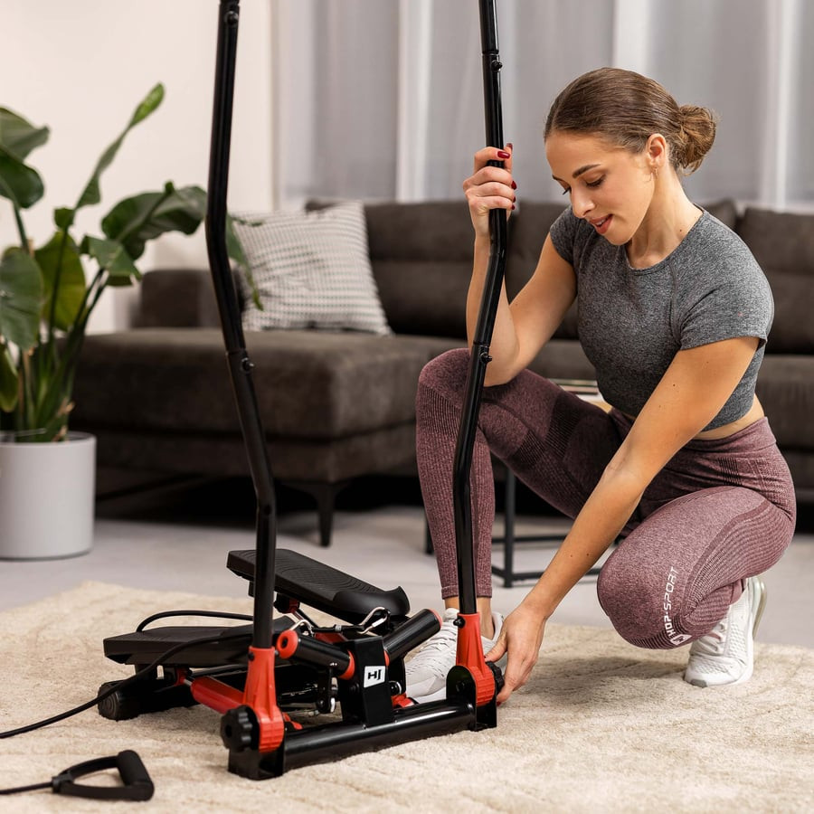 Степпер Hop-Sport HS-045S Slim красный Киев - изображение 7