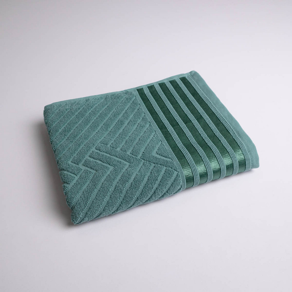 Комплект махровых полотенец SOFT 2шт GM Textile 50х90см, 70х140см 500г/м2 (Бирюзовый) Сумы - изображение 4