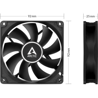 Кулер для корпуса Arctic F9 PWM PST (ACFAN00214A) Винница - изображение 6