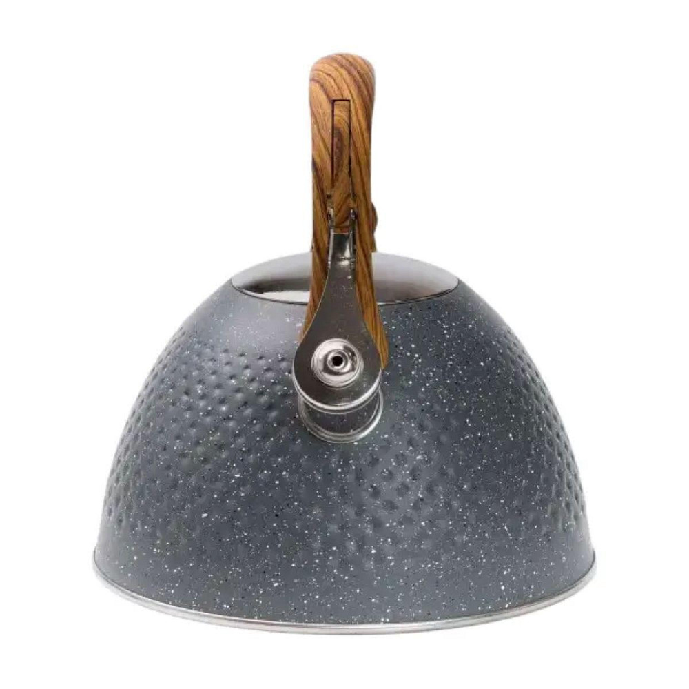 Чайник на 3 літри зі свистком сірий потрійне дно HP33535G Київ - фото 3