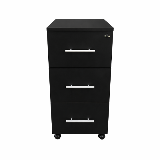 Косметологическая тумба Эльф 6 на колесах Черный Киев