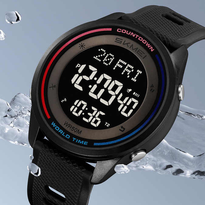 Наручні годинники з електронним механізмом, Стильні тактичні годинники для чоловіків PZ-52 Івано-Франківськ - фото 2