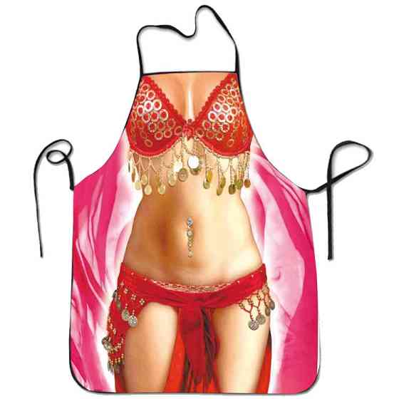 Фартух прикольний дівчина східна 80 на 60 см різнобарвний Київ