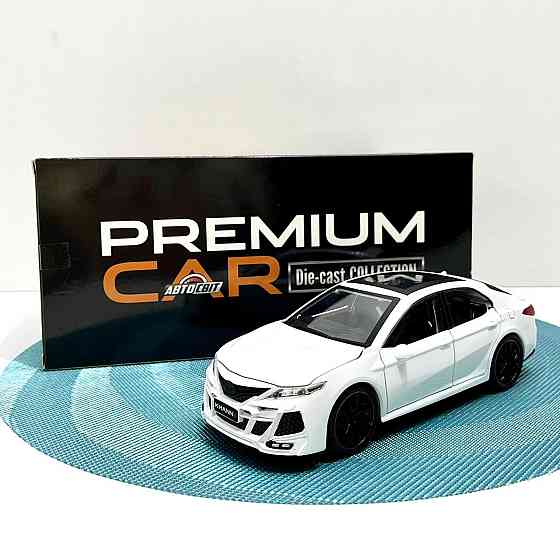 Машина Автосвит Тoyota Camry инерционная открывается дверь капот багажник 20 см Белая (AP-1787) Чернігів