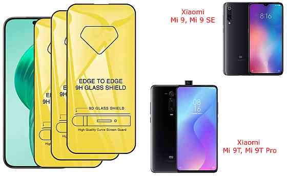 Защитное стекло DefenzoGlass для Xiaomi Mi 9, Mi 9 SE, Mi 9T, Mi 9T Pro – двойная прочность Киев