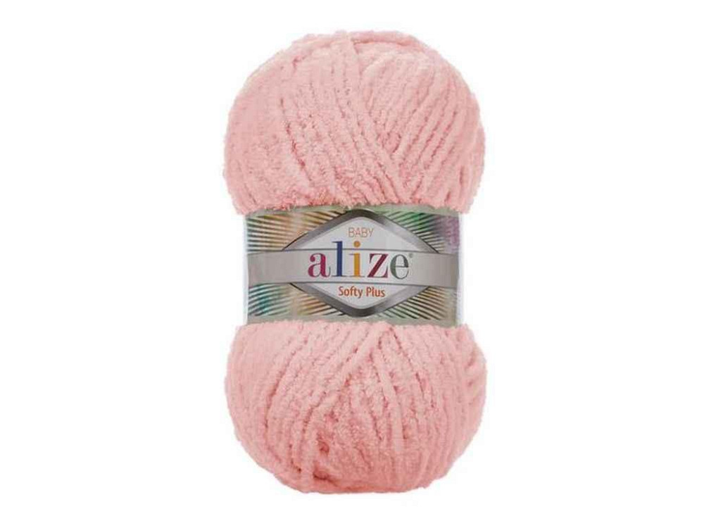 Пряжа Softy Plus 340 5шт/уп персиковый 100% микрополиэстер 100г 120м ТМ Alize Киев - изображение 1