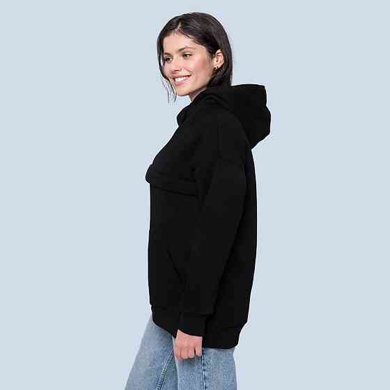 Худи для беременных и кормящих Черный Киев