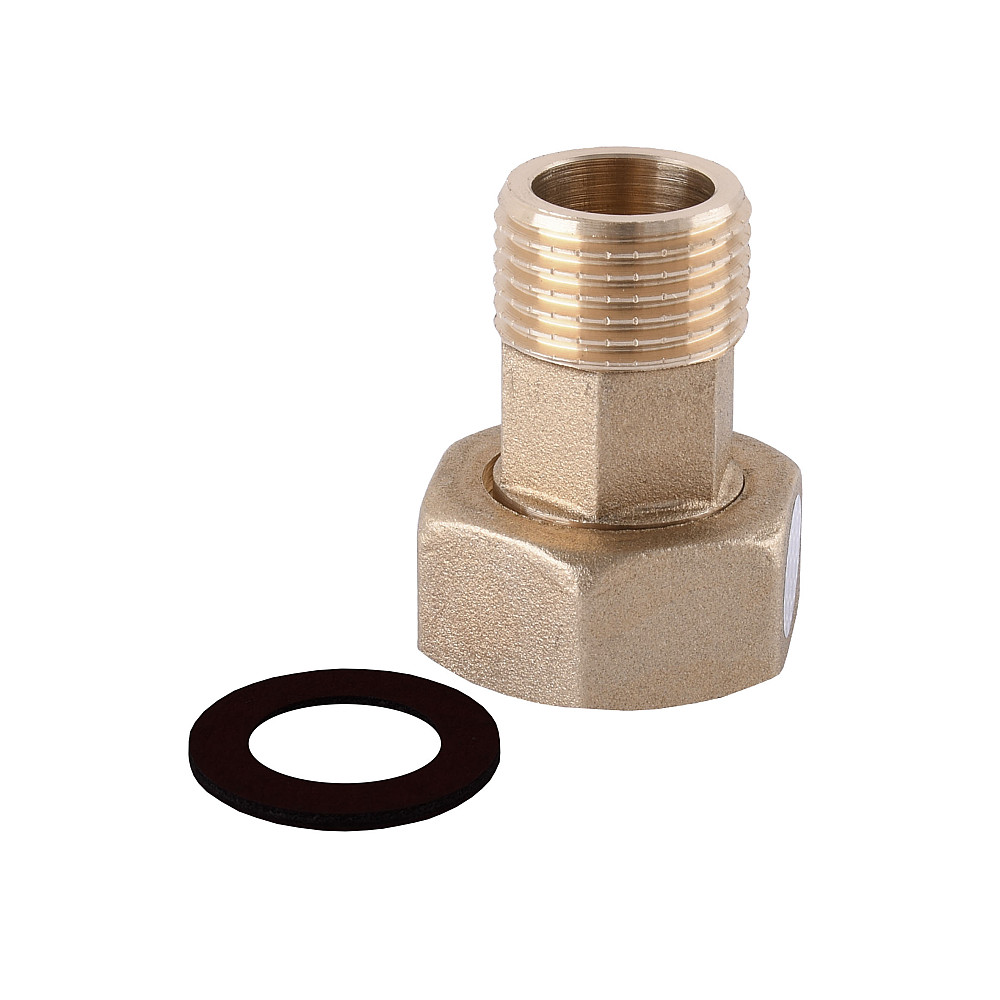 Штуцер з накидною гайкою 1/2″ для водоміра PROFESSIONAL NV-QP (1520) 1 штука Тернопіль - фото 1