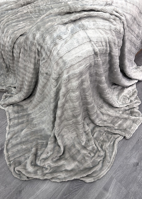 Плед-покривало 200х230 см (+-5см) Soft Night Світло-сірий (87-138) Київ - фото 8