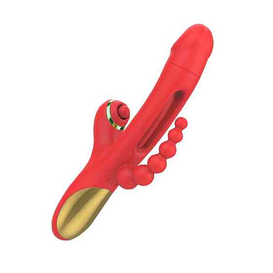Вибратор Luxe USB 9 functions of vibration and tapping Sex Aura Киев