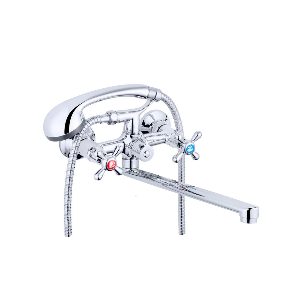 Змішувач для ванни Agua Toledo - C071 з душовим гарнітуром, хром Київ - фото 1