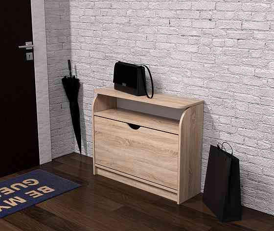 Тумба для обуви №3, Дуб Сонома, 800/250/650 Львов