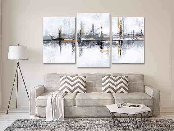 Модульная картина в гостиную / спальню  Абстракція   Art-738_3 100x150 см Київ