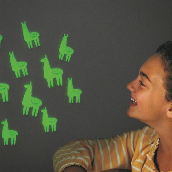 Набір сяючих наклейок 4M Лами (00-05941) Харків - фото 6