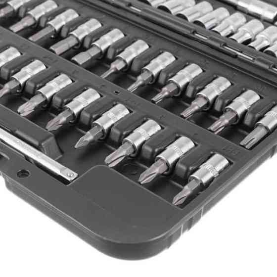 Набір інструментів INTERTOOL 1/4 ", 46 од., Cr-V STORM - ідеальне співвідношення ціни та якості Львів