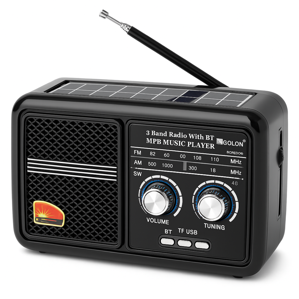 Радіоприймач в ретро-дизайні з сучасним Bluetooth, Портативне FM радіо з акумулятором JN-92 Львів - фото 11