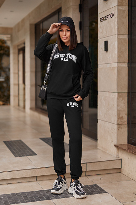 Жіночий трикотажний спортивний костюм "America" | Батал | Розпродаж моделі Київ - фото 9