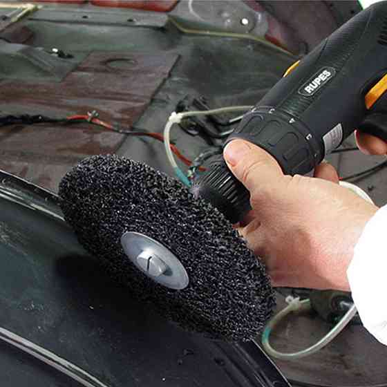 Шліфувальний абразивний диск (під монтажний штифт) "DS" чорний 100х13х13мм APP, 06X100 Київ