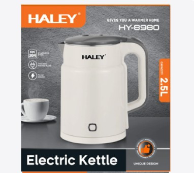 Класичний електричний чайник Haley HY-8980 2.5L: дисковий електрочайник з автовимкненням для дому та офісу Одеса - фото 2