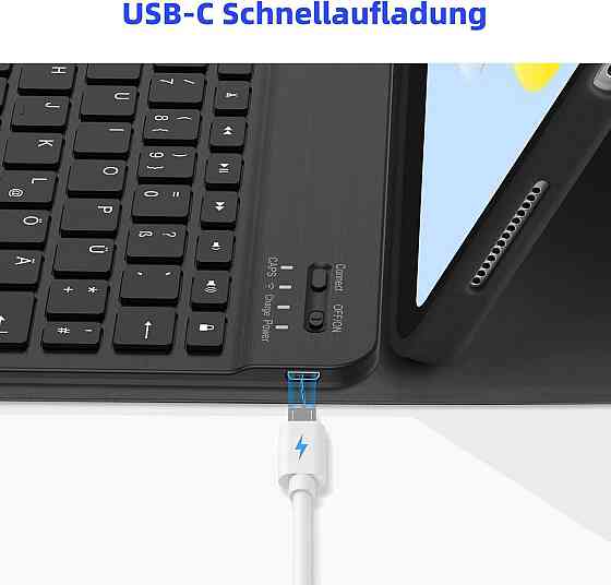 Клавиатурный чехол для iPad 11-го поколения 2025 / 10-го поколения 2022 11