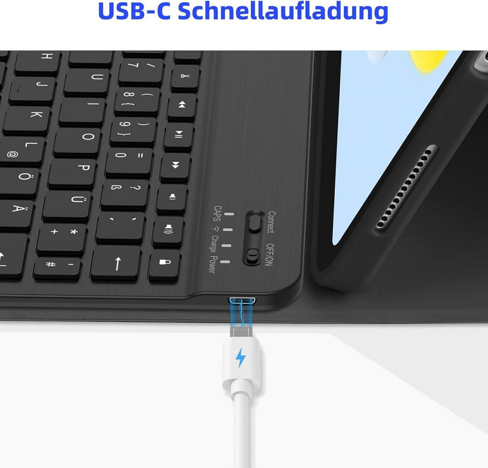 Клавиатурный чехол для iPad 11-го поколения 2025 / 10-го поколения 2022 11