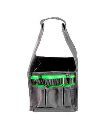 Сумка для інструментів відкрита MASTERTOOL 160х170х310 мм 8 кишень посилене дно 1680 DEN 79-1930 Коломия