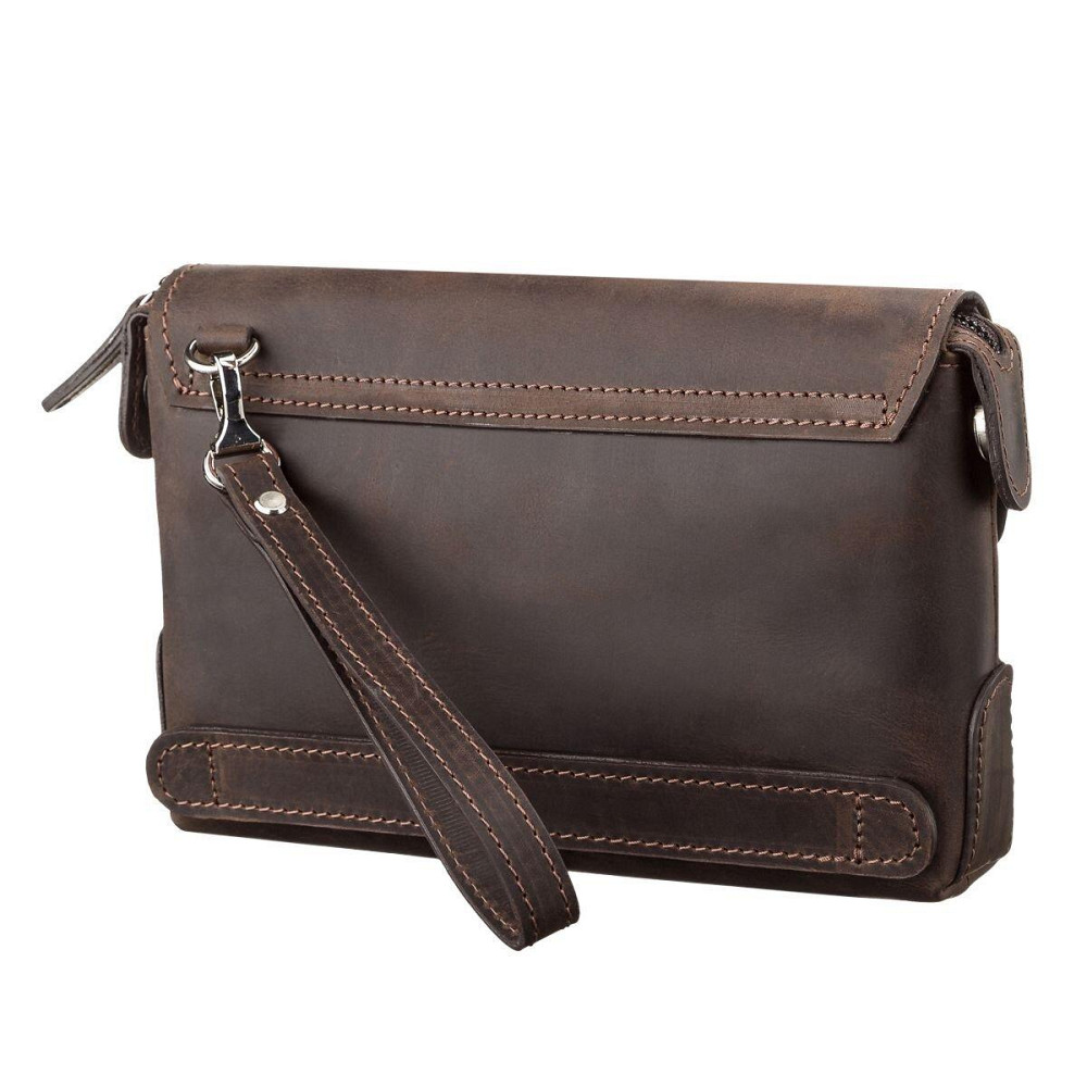 Мужской клатч SHVIGEL 11085 кожаный Коричневый Киев - изображение 2