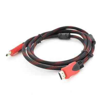 Кабель мультимедійний HDMI M to HDMI M 3.0m V1.4 black/red Merlion (YT-HDMI(M)/(M)NY/RD-3.0m) Вінниця