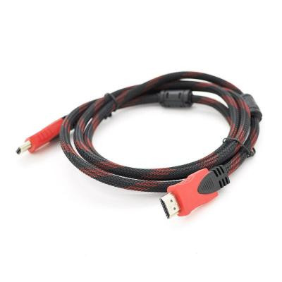 Кабель мультимедійний HDMI M to HDMI M 3.0m V1.4 black/red Merlion (YT-HDMI(M)/(M)NY/RD-3.0m) Вінниця - фото 1