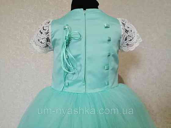 Детское нарядное синее платье  Сильвия-брошка Кривой Рог