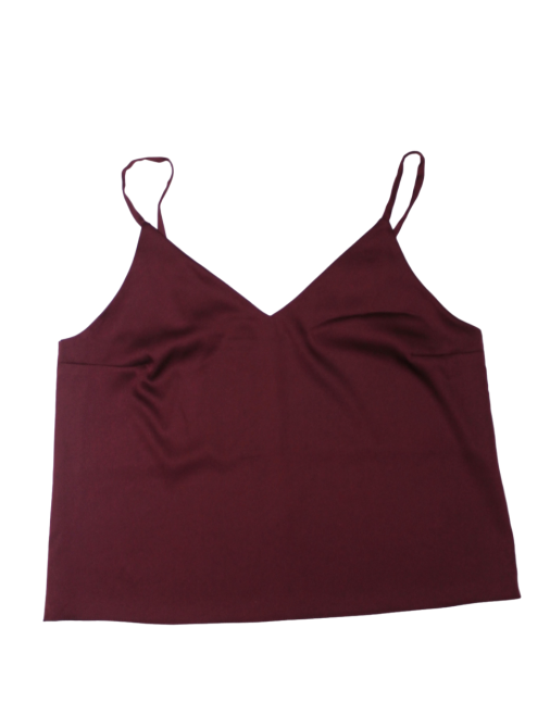 Шовкова майка на тонких бретельках Бордовий 3XL/4XL Харків - фото 9